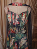 Midnight Navy Floral Printed and Stone Embellished Design Tissue Silk Fancy Lehenga with Matching Choker Dupatta