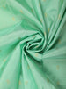 Mint Aqua Green Butta Woven Design Pure Kanchipuram Silk Saree with Zari Border
