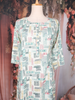 Mint Green Abstract Printed Cotton Rayon Kurti