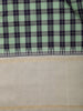 Mint Green Checked Woven Design Pure Kanchipuram Silk Saree with Contrast Zari Border