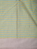 Mint Green Checks Woven Pure Kanchipuram Silk Saree with Pastel Lavender Border
