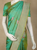 Mint Green Floral Butta Woven Design Pure Banarasi Saree