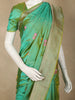 Mint Green Floral Butta Woven Design Pure Banarasi Saree