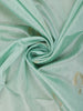 Mint Green Floral Butta Woven Design Semi Tussar Saree