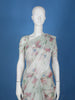 Mint Green Floral Designed Kota Cotton Saree - Diadem