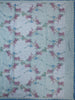 Mint Green Floral Designed Kota Cotton Saree - Diadem