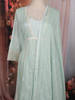 Mint Green Floral Embroidered Cotton Salwar Suit with Embroidered Dupatta