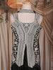 Mint Green Floral Embroidered Design Georgette Palazzo Suit