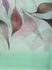 Mint Green Floral Printed Soft Chiffon Saree