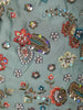 Mint Green Floral Sequins and Beads Embroidered Design Satin Palazzo Suit with Choker Dupatta