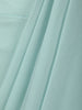 Mint Green Ruffle Drape Georgette Ready To Wear Saree with Sequin Embroidered Blouse - Diadem
