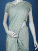 Mint Green Sequins Design Georgette Saree - Diadem
