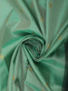 Mint Green Butta Zari Woven Design Pure Kanchipuram Silk Saree with Contrast Varisai Pattu Border