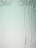 Mint Pastel Green Solid Design Satin Designer Saree with Designer Border