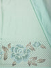 Mint Pastel Green Solid Design Satin Designer Saree with Designer Border