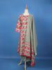 Mint Green Floral Design Printed Cotton Salwar Suit - Diadem