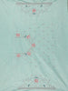 Mint Green Floral Embroidered Organza Designer Saree - Diadem