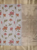 Misty Sage Grey Floral Thread Embroidered Design Pure Tussar Saree with Contrast Border