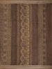 Mocha Brown Floral Printed Cotton Saree - Diadem