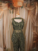 Moss Green Heavy Sequins and Beads Embroidered Design Net Palazzo Suit with Matching Choker Dupatta