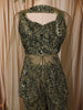 Moss Green Heavy Sequins and Beads Embroidered Design Net Palazzo Suit with Matching Choker Dupatta