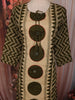 Moss Olive Green Geometric Printed Design Cotton Palazzo Suit with Matching Dupatta
