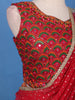 Multi-Color Beaded Sequins Embroidery Silk Lehenga - Diadem