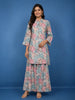 Multi-Color Floral Printed Cotton Co Ord Salwar Suit