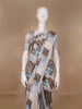 Multi Color Abstract Printed Semi Tussar Saree - Diadem