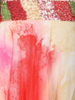 Multi Color Satin Lehenga Embellished with Stonework Paired with Dupatta
