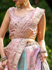 Multi Colour Banarasi Silk Mirror Work Bridesmaids Lehenga - Diadem