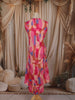 Multicolor Abstract Printed Design Cotton Salwar Suit