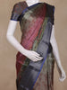 Multicolor Abstract Printed Design Mixed Cotton Fancy Saree with Zari Border