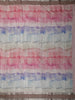 Multicolor Abstract Woven Design Pure Tussar Saree with Contrast Stripes Border