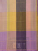 Multicolor Checked Woven Design Kanchipuram Silk Saree with Self Border