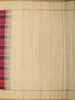 Multicolor Checked Woven Design Pure Kanchipuram Silk Saree with Contrast Border