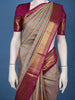 Multicolor Checkered Woven Korvai Pure Kanchipuram Silk Saree