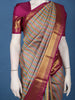 Multicolor Checkered Woven Korvai Pure Kanchipuram Silk Saree