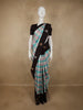 Multicolor Checks Woven Design Pure Kanchipuram Silk Saree with Contrast Zari Border