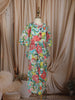Multicolor Floral Printed Design Cotton Kids Co-Ord Set