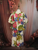 Multicolor Floral Printed Design Cotton Kids Fancy Wear Co-Ord Set