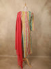 Multicolor Floral Printed Design Cotton Straight Cut Salwar Suit with Dupatta