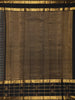 Multicolor Pastel Stripes Woven Design Pure Kanchipuram Silk Saree with Contrast Zari Border