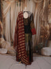 Multicolor Peacock Sequins and Beads Embroidered Design Silk Anarkali Gown with Dupatta