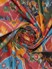 Multicolor Printed Design Banarasi Silk Saree