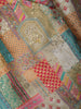 Multicolor Printed Silk Readymade Blouse with Sequin Accents - Diadem