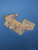 Multicolor Printed Silk Readymade Blouse with Sequin Accents - Diadem