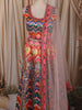 Multicolor Stone Embellished Design Space Silk Lehenga with Contrast Dupatta