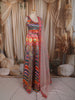 Multicolor Stone Embellished Design Space Silk Lehenga with Contrast Dupatta