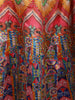 Multicolor Stone Embellished Design Space Silk Lehenga with Contrast Dupatta